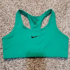 Green Nike Dri-Fit Sports Bra